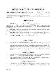 Get A Marketing Consultant Contract Template Bonsai