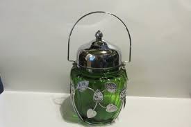 Emerald Green Schmid Candy Jar