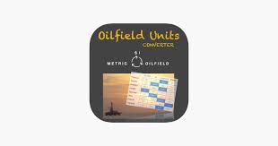 oilfield units converter on the app