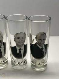 Russian Leaders Vodka Mug Shots Shot