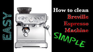 Breville bes810bss duo temp pro espresso machine, stainless steel. How To Clean The Breville Espresso Machine Coffee Maker Youtube