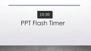 Ppt Flash Timer B Ltc Clock