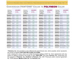 Pantone Conversion Chart