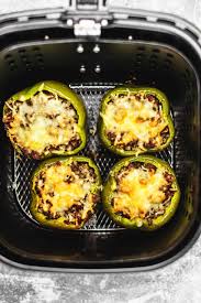 air fryer stuffed peppers low carb