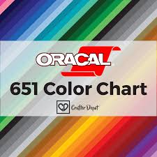 Oracal Series 651 Color Charts