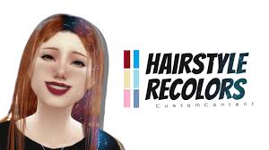 sims 4 hair recolors custom content you