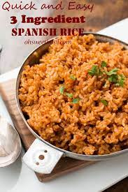 easy 3 ing spanish rice