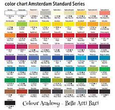 Color Chart Amsterdam Acrylic Color