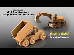Wood Toy Plans Mini Dump Truck And