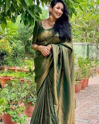 green sarees for women by in