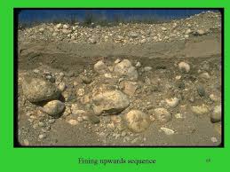sedimentary rocks deposited on or near