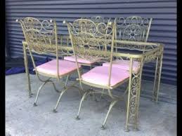 Vintage Wrought Iron Patio Furniture