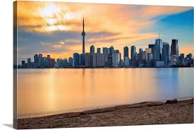 Canada Ontario Toronto Skyline At