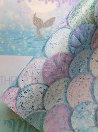 Mermazing Sereia Glitter Wallpaper