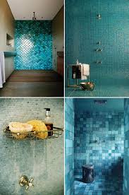 blue green bathroom tiles the style