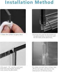 Magzo Glass Shower Door Seal Strip