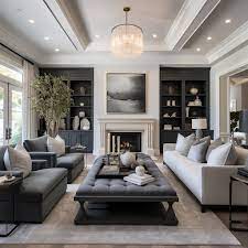 Transitional American Living Room Design: The Main Features