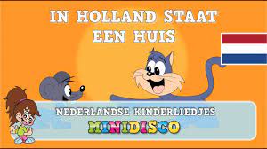 IN HOLLAND STAAT EEN HUIS | Kinderliedjes | Liedjes voor Peuters en  Kleuters | Minidisco - YouTube