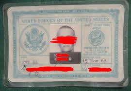 Welcome, our mission is to ensure enrollment in the defense enrollment eligibility reporting system (deers), and provide common access cards (cac) and/or official identification cards to soldiers,. Vietnam War Era Us Army Military Id Card Issued 1966 096 D 9j20d 4 14 00 Soldiers Museum Buy Sell Trade Historical Militaria