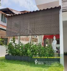 outdoor bamboo blinds singapore