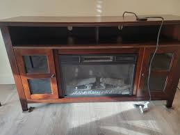 Broken Electric Fireplace Heater Tv