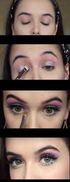 makeup tutorials for green eyes spring makeup tutorial purple mint green eyes easy