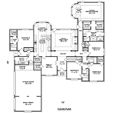 European Style House Plan 5 Beds 4