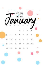 62+] January 2020 Calendar Wallpapers ...