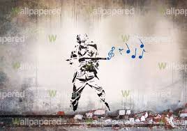 Banksy Al Soldier Wall Mural