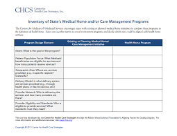 Medicaid Health Homes Inventory Center For Health Care Strategies