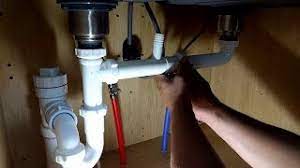 Kitchen sink drain plumbing diagram new double with dishwasher under sink plumbing plumbing installation plumbing. How To Install A Kitchen Drain Trap Assembly With Dishwasher Tailpiece Youtube