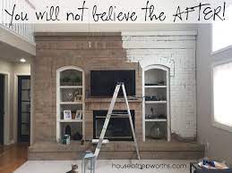 Stunning Fireplace Makeover With Paint
