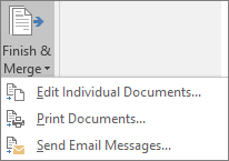 use mail merge to personalize letters