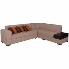 Stainless Steel L Shape 5 Seater Sofa
