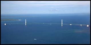 the mackinac bridge connects the lower