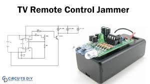 tv remote control jammer circuit