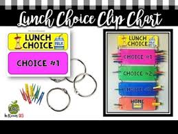 Lunch Choice Clip Chart