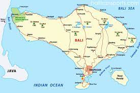 bali map map about tourist