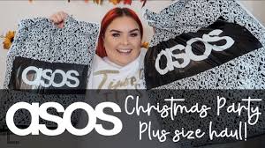 I Spent 500 On Asos Christmas Party Dresses Huge Asos Curve Uk Haul Try On