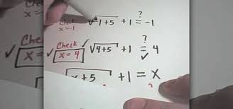 Solve Equations Involving Square Roots