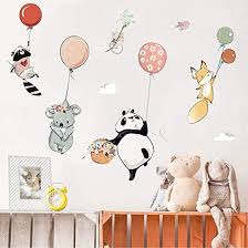 Fox Panda Koala Animal Wall Stickers