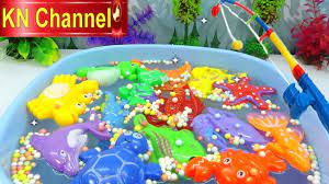 Đồ chơi trẻ em Bé Na Câu Cá tập 8 mùa hè vui nhộn Kỹ năng sống Fishing toy  playset Kids toys - YouTube