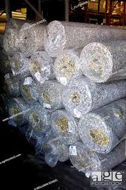 rolls of underpad used in the carpet