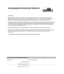 50 Free Scholarship Application Templates Forms