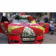 wedding car decoration service at best