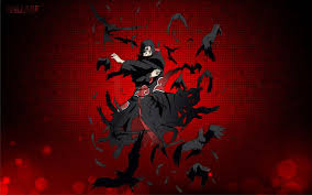 anime itachi live crows wallpaper