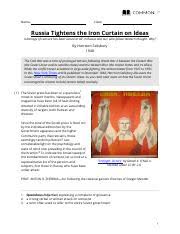 russia s censure of western thought