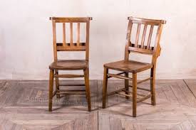 edwardian church chairs with