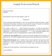 Business Letter Email Template Business Email Template Sample Sample