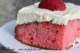 More ideas from duncan hines. Strawberry Refrigerator Cake Strawberry Poke Cakes Boxed Cake Mixes Recipes Cake Recipes